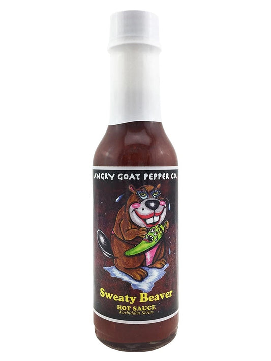 Hot Sauce Angry Goat Sweaty Beaver 5 oz Heat 8 $10.98