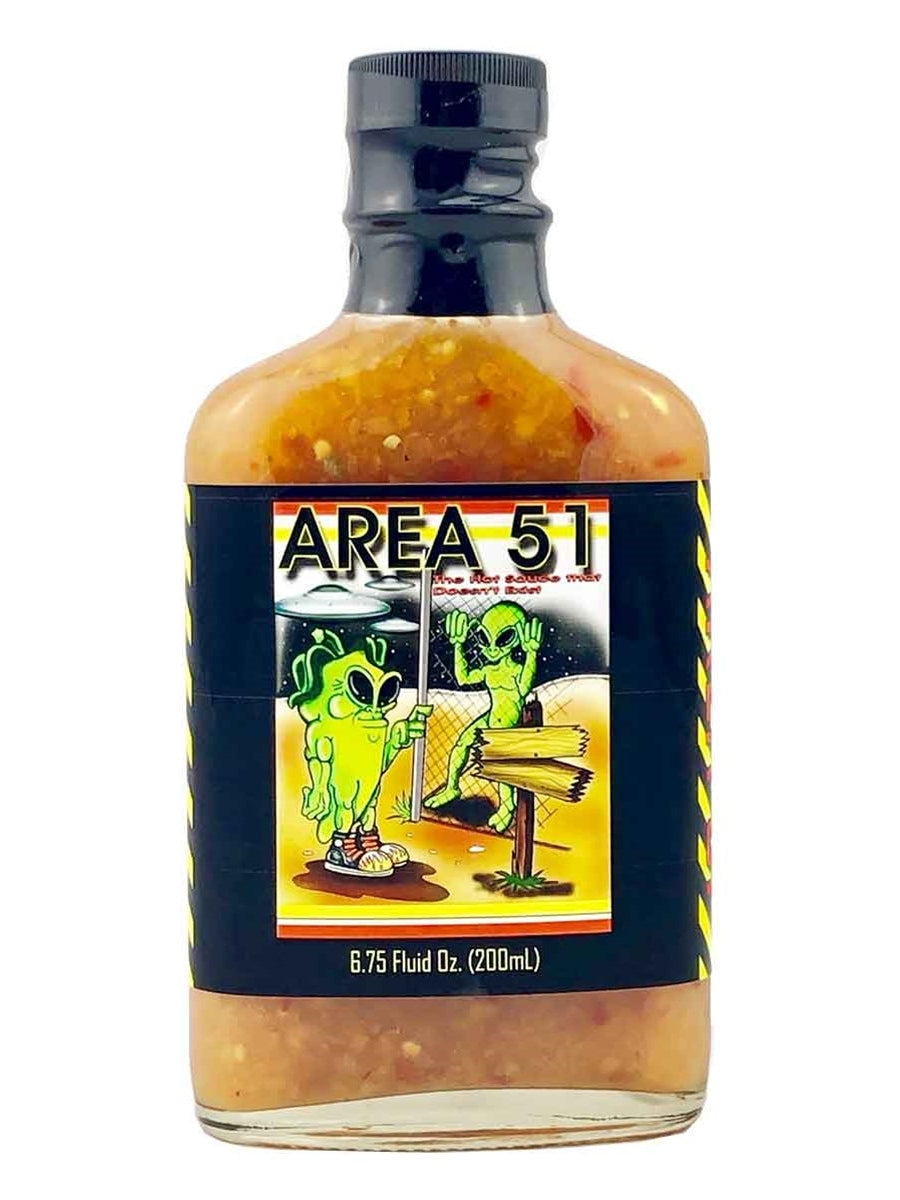 Hot Sauce Area 51 -6.75 oz Flask Heat 8 $7.48
