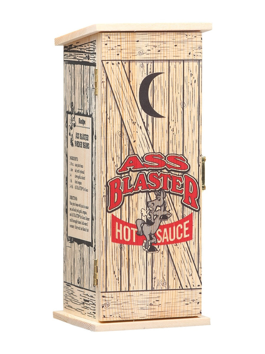 Hot Sauce Ass Blaster In Wooden Outhouse 5 oz Heat 10 Arizona