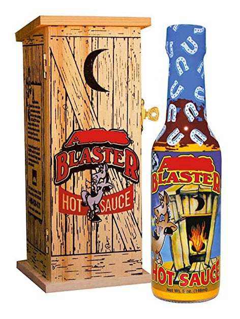 Hot Sauce Ass Blaster In Wooden Outhouse 5 oz Heat 10 Arizona