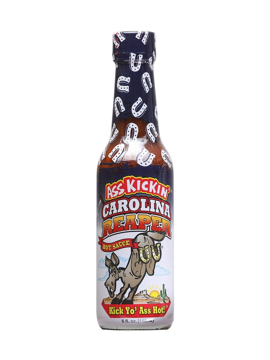 Hot Sauce Ass Kickin Carolina Reaper 5 oz Heat 9