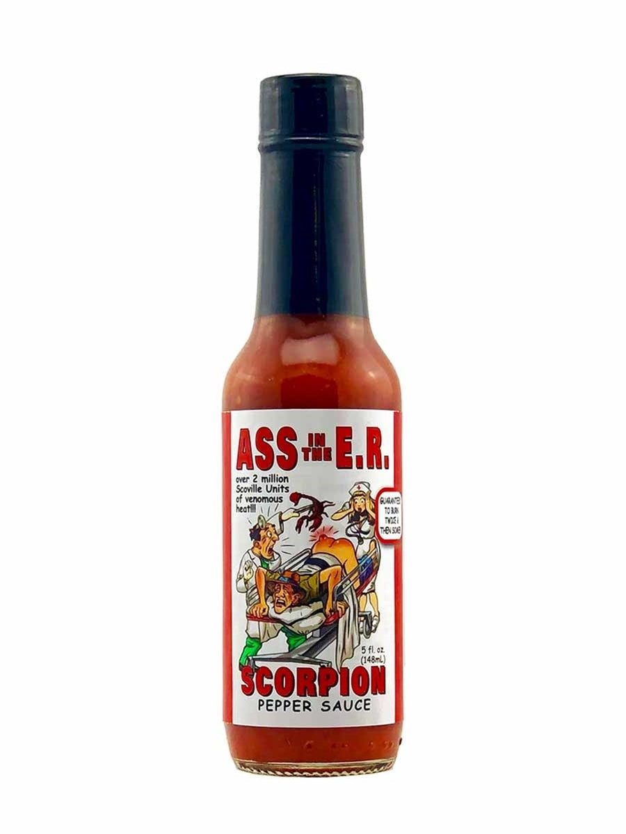 Hot Sauce Ass in the ER Scorpion Pepper 2 milliion extract added Heat 9 $9.98