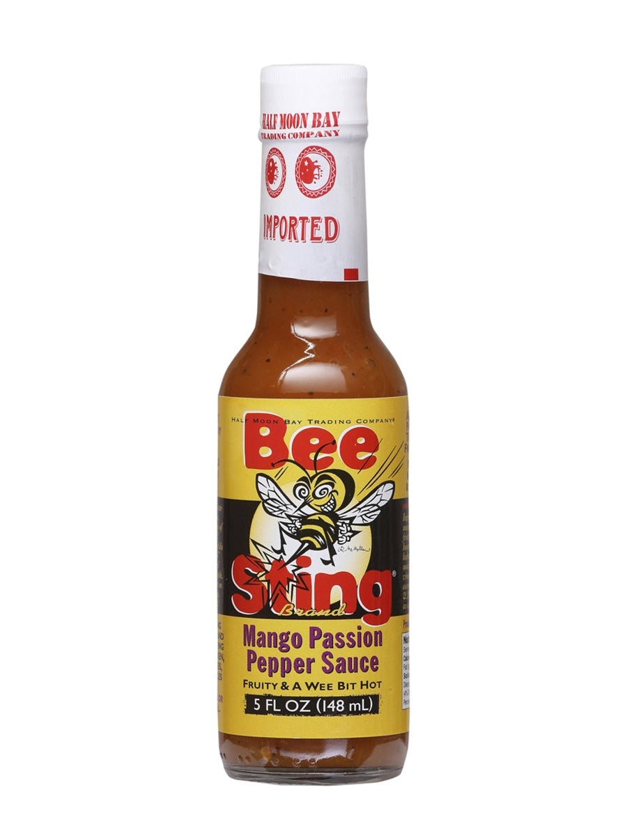 Hot Sauce Bee Sting Mango Passion 5 oz Heat 4