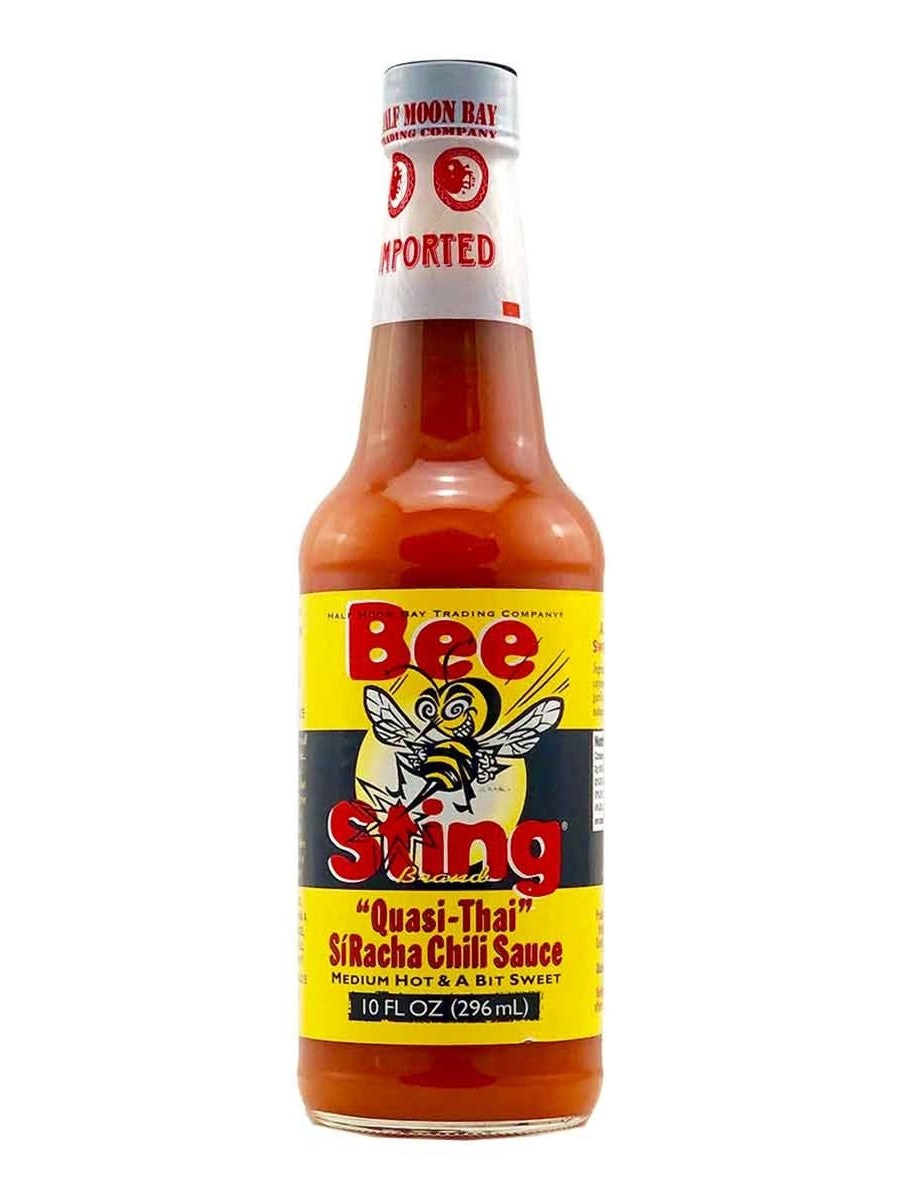 Hot Sauce Bee Sting Quasi-Thai Sriracha Chili Sauce Medium hot and bit sweet 5 oz Heat 5 $8.98