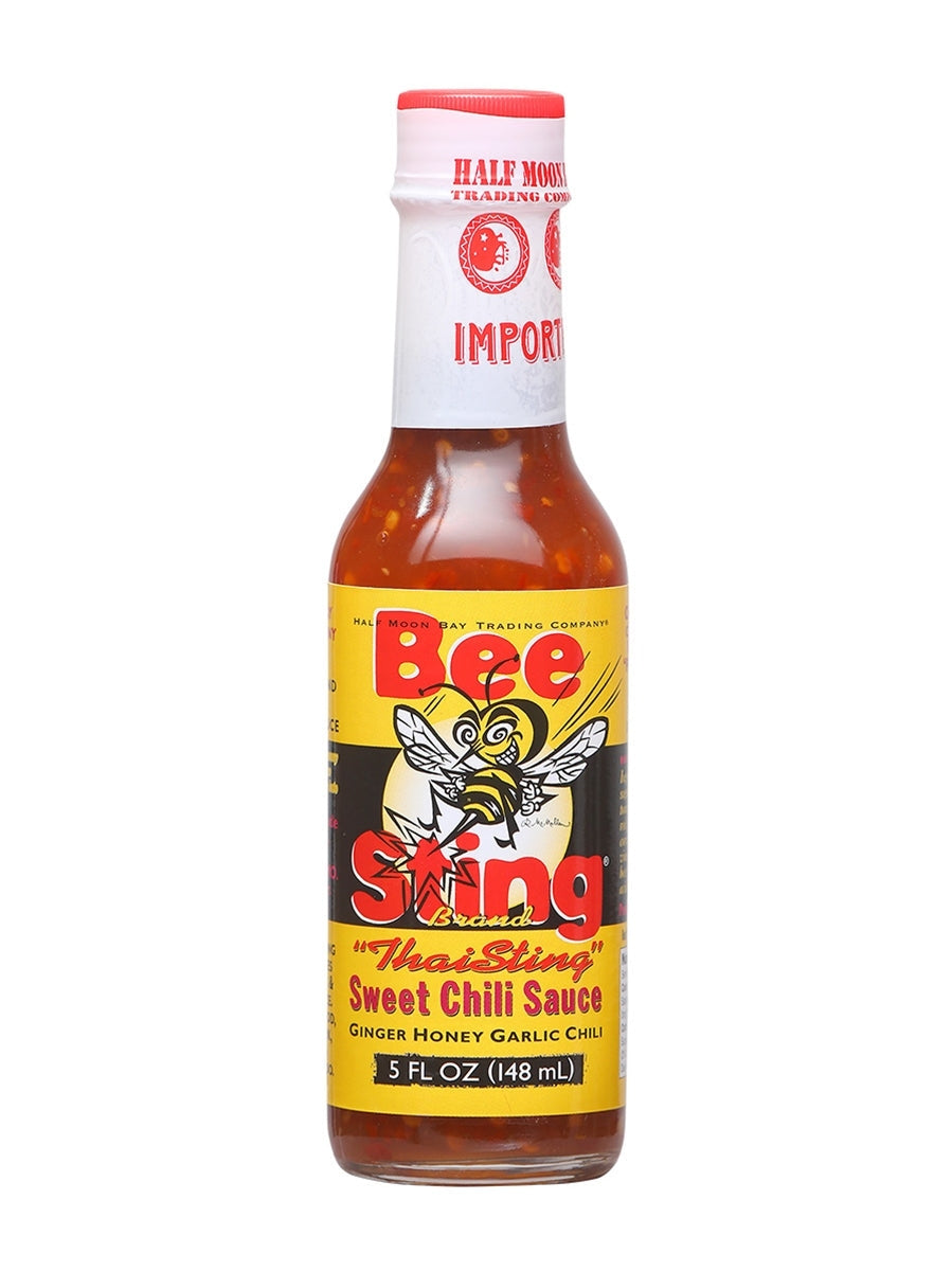 Hot Sauce Bee Sting Thai Sting Sweet Chili Ginger Honey Garlic 5 oz Heat 5 $7.48