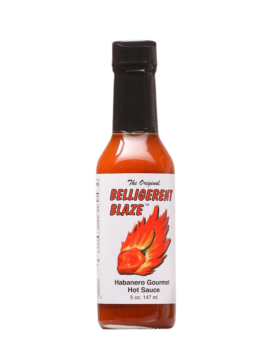 Hot Sauce Belligerent Blaze 5 oz Heat 6 GarlicShoppe.com.jpg