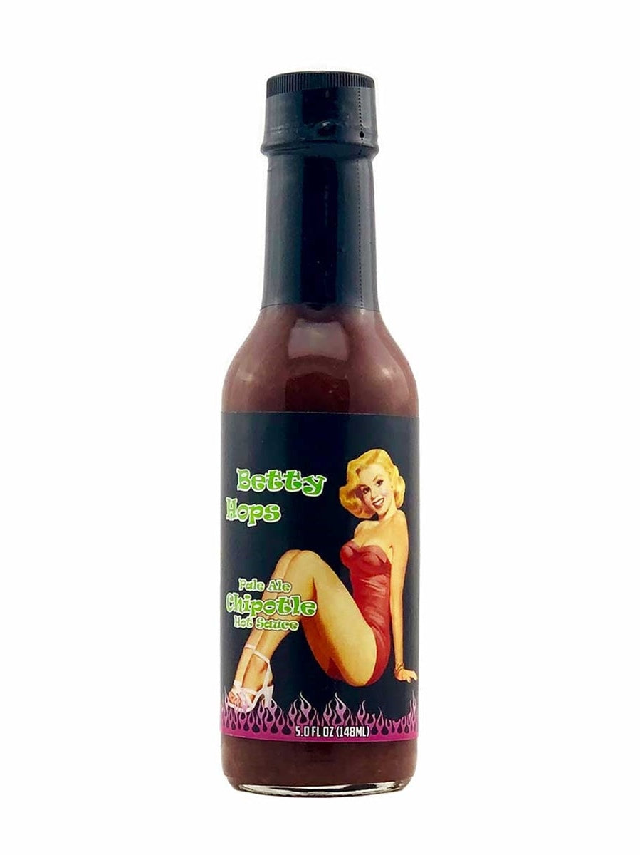 Hot Sauce Betty Hops Pale Ale Chipotle 5 oz Heat 8