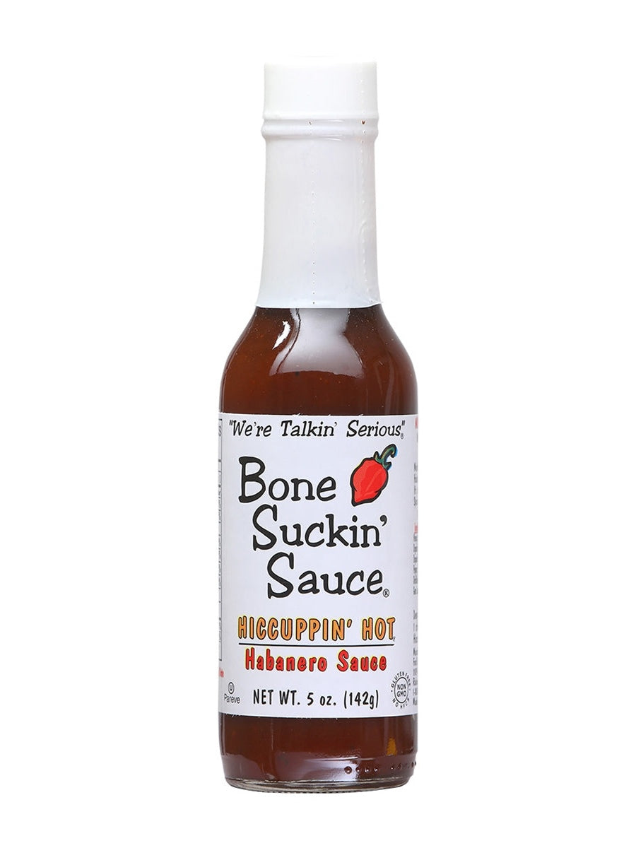 Hot Sauce Bone Suckin Hiccuppin Hot Habanero 5oz Heat 8 $11.48