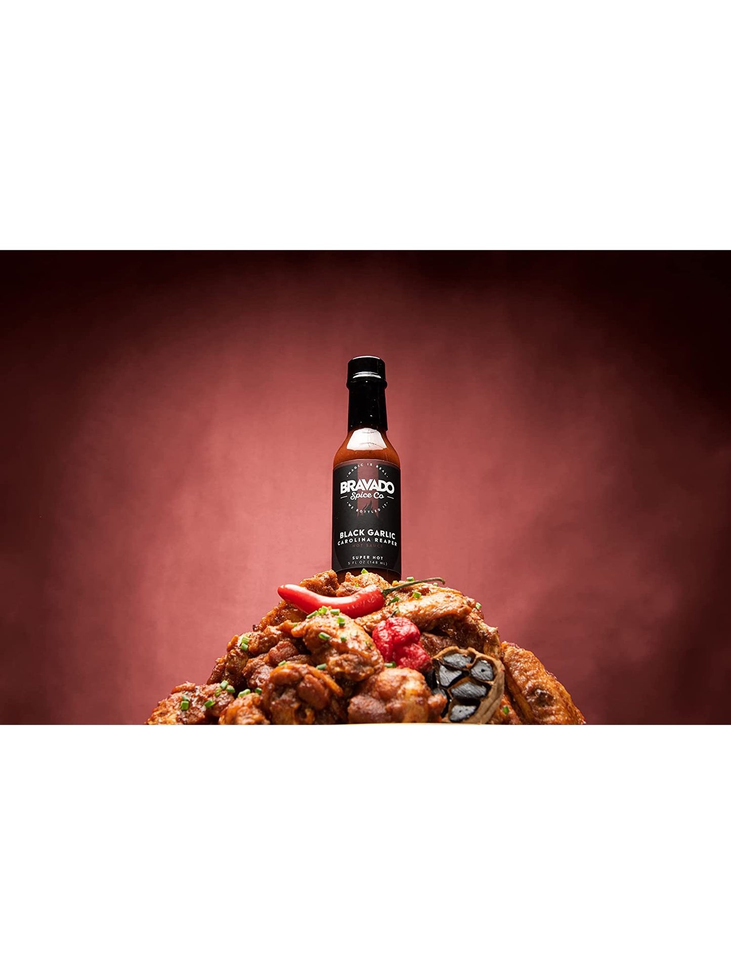Hot Sauce Bravado Spice Co Black Garlic Carolina Reaper 5 oz Heat 9 $14.98