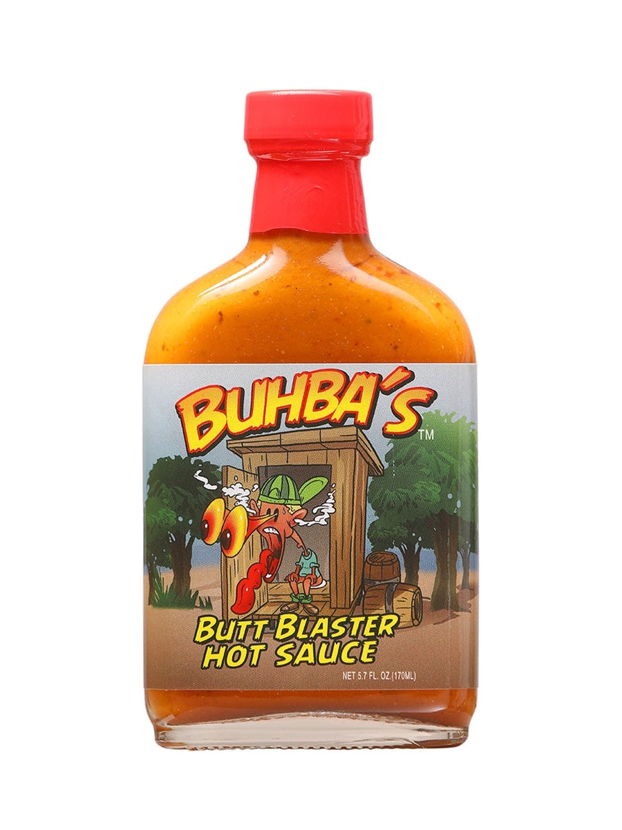 Hot Sauce Buhbas Butt Blaster 5.7 oz Flask Heat 8