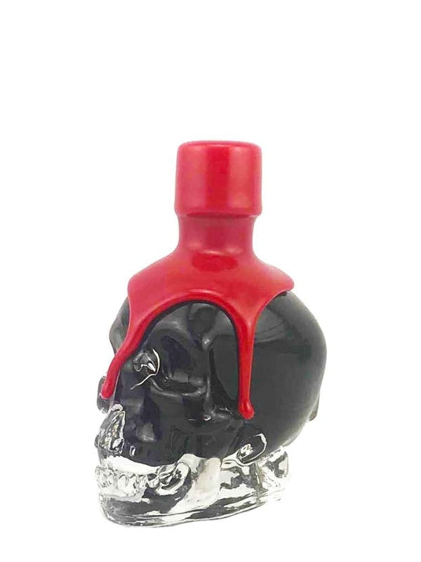 Hot Sauce Burn Sauces 1 million Scoville Units Extract Acute Burn Artifact in Glass Skull with Red Wax Finish 1.7 oz Heat 10+++Extract