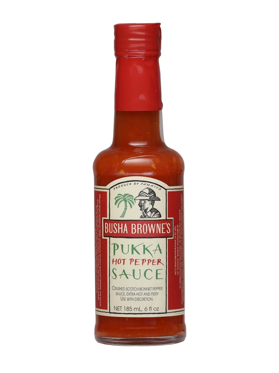 Hot Sauce Bush’s Brownes Pukka Scotch Bonnet Jamaica 6 oz Heat 7 $9.98
