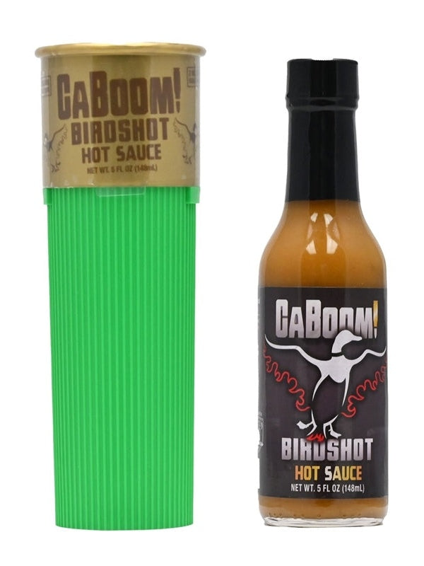 Hot Sauce CaBoom! Birdshot 5 oz in Green Shotgun Shell Heat 10+++Extract $11.98