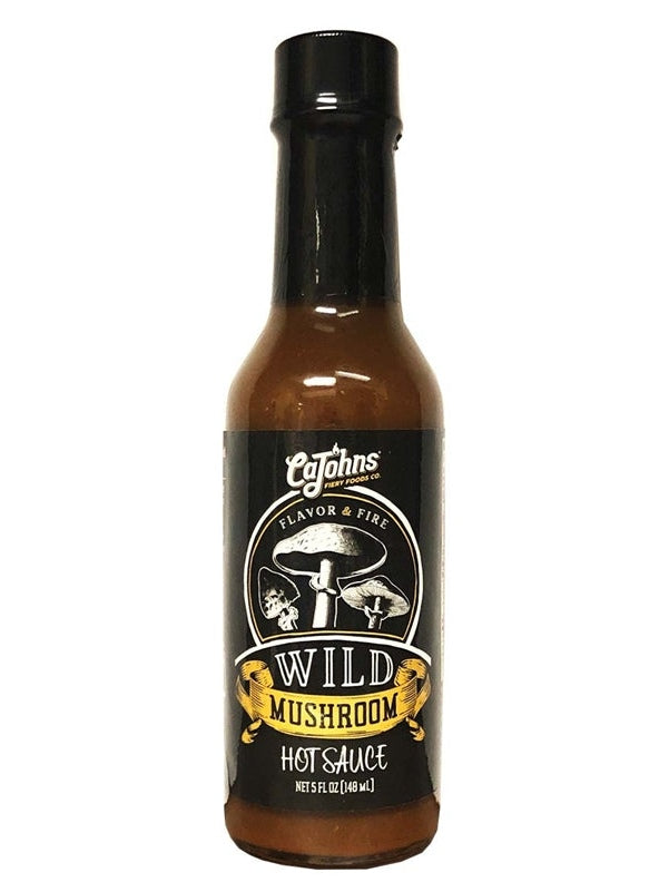 Hot Sauce CaJohns Wild Mushroom 5 oz Heat 4 North Carolina