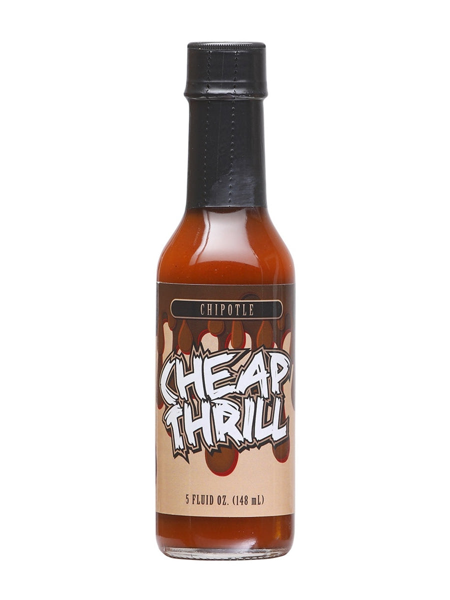 Hot Sauce Cheap Thrill Chipotle 5 oz Heat 6