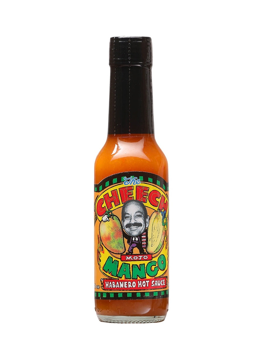 Hot Sauce Cheech Mojo Mango Habanero 5 oz Heat 7