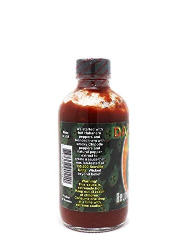 Hot Sauce Da Bomb Beyond Insanity 4 oz 119,700 Scoville Units Heat 10+++Extract