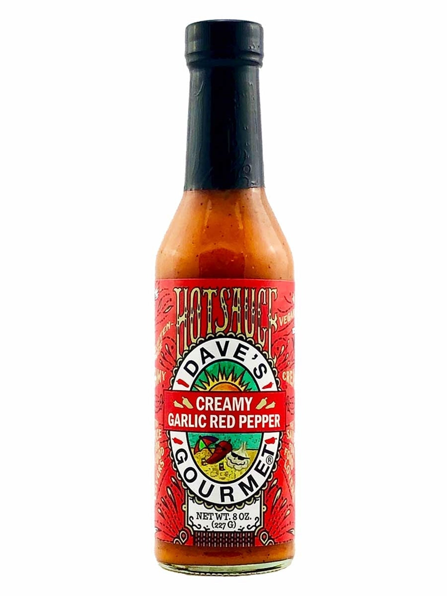 Hot Sauce Daves Gourmet Creamy Garlic Red Pepper Heat 2 8oz $11.48