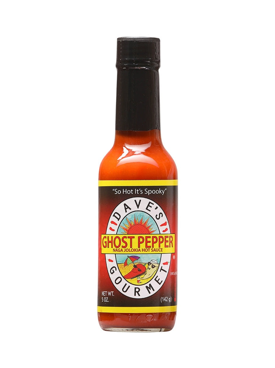 Hot Sauce Daves Gourmet Ghost Pepper Naga Jolokia 5 oz So Hot its Spooky Heat 10 $9.98