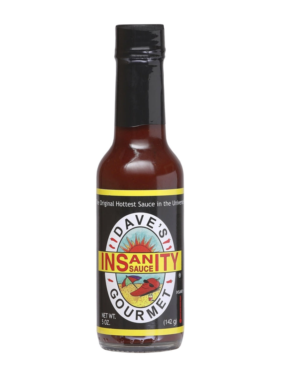 Hot Sauce Daves Gourmet Insanity 5 oz The Original Hottest Sauce in the Universe Heat 10+++Extract $11.48