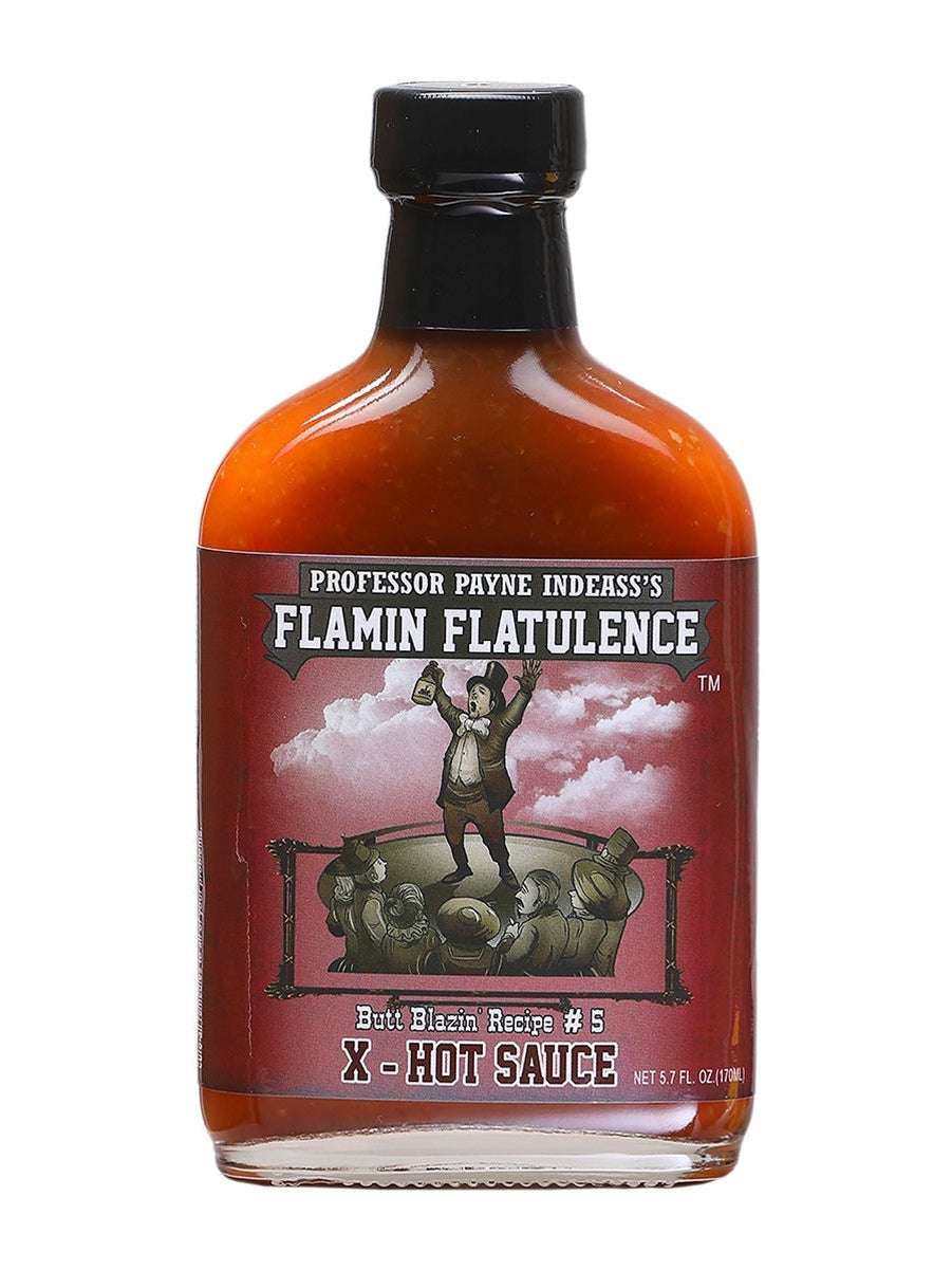 Hot Sauce Flamin Flatulence Professor Payne InDeAss's Butt Blazin #4 5.7 oz Flask Heat 9 $9.98