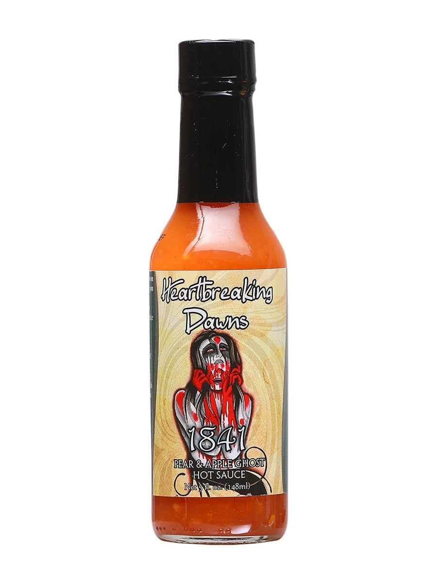 Hot Sauce Heartbreaking Dawns 1841 Pear & Apple Ghost Pepper 5 oz Heat 9