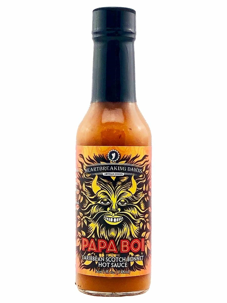 Hot Sauce Heartbreaking Dawns Papa Boi Caribbean Scotch Bonnet 5oz Heat 2 $7.98