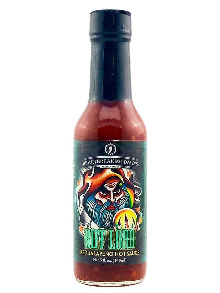 Hot Sauce Heartbreaking Dawns Riff Lord Red Jalapeno 5 oz Heat 4