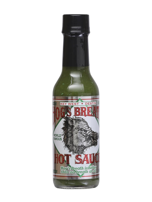 Hot Sauce Hogs Breath 5oz Green Heat 6 Key West Destin Florida $7.48