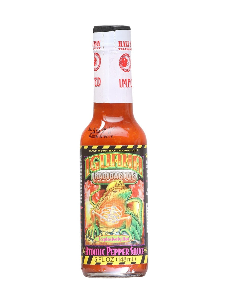 Hot Sauce Iguana Radioactive Atomic Pepper Sauce 5 oz Heat 8 $7.48