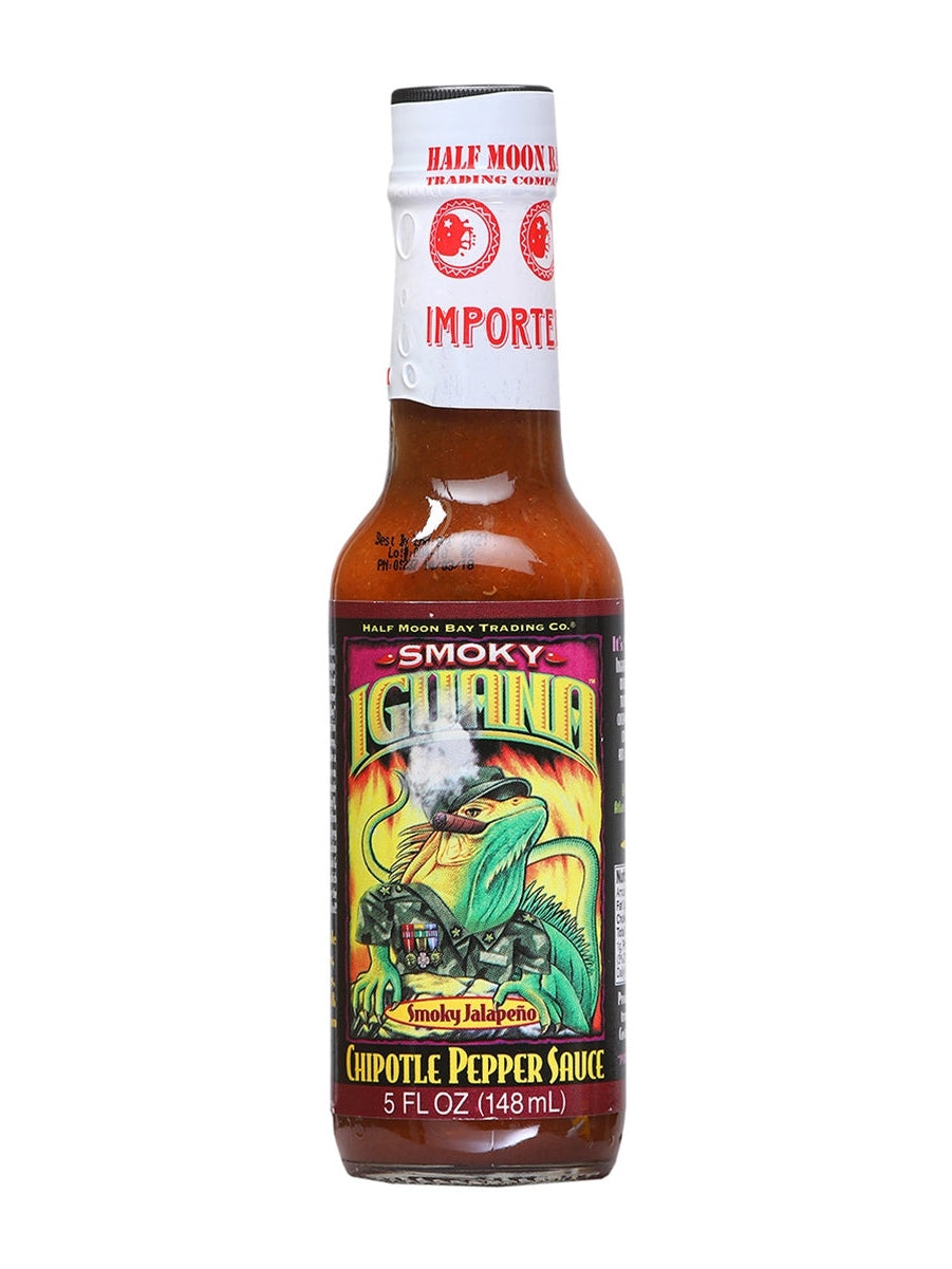 Hot Sauce Iguana Smoky Jalapeno Chipotle 5 oz Heat 7 $7.48