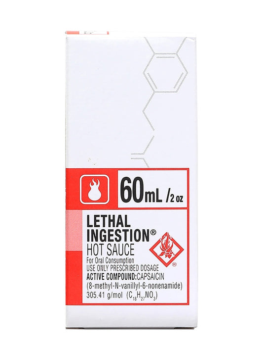 Hot Sauce Lethal Ingestion 2 oz Heat 10+++ $20.98