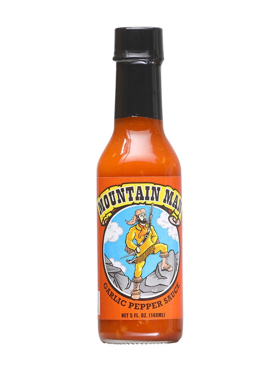 Hot Sauce Mountain Man Garlic Pepper 5 oz Heat 5