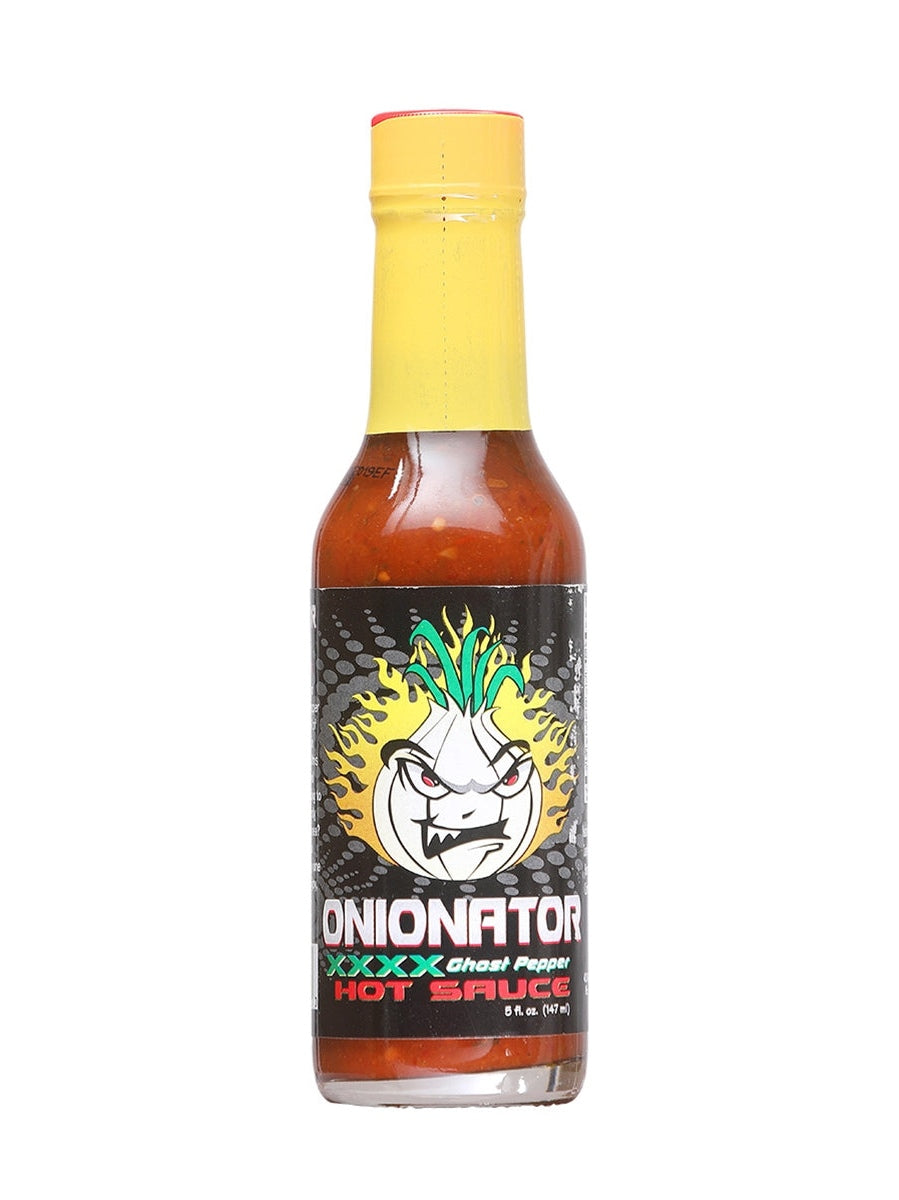 Hot Sauce Onionator XXXX Ghost Pepper Garlic 5 oz Heat 9