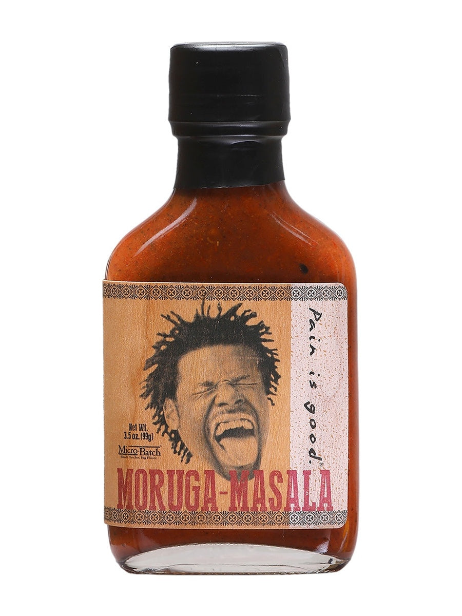 Hot Sauce Pain Is Good Moruga-Masala 3.5 oz Flask Heat 9 G