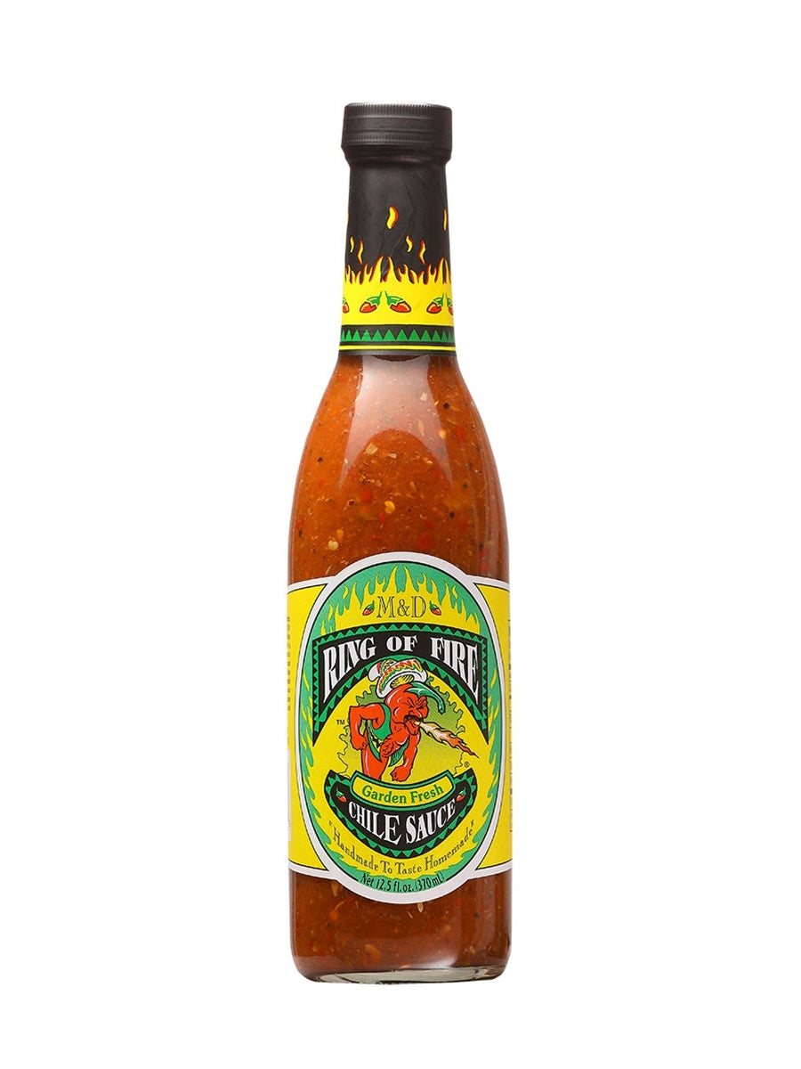 Hot Sauce Ring of Fire Garden Fresh Very Mild 12.5 oz BIG bottle Scovie Award Winner Heat 3 $13.98