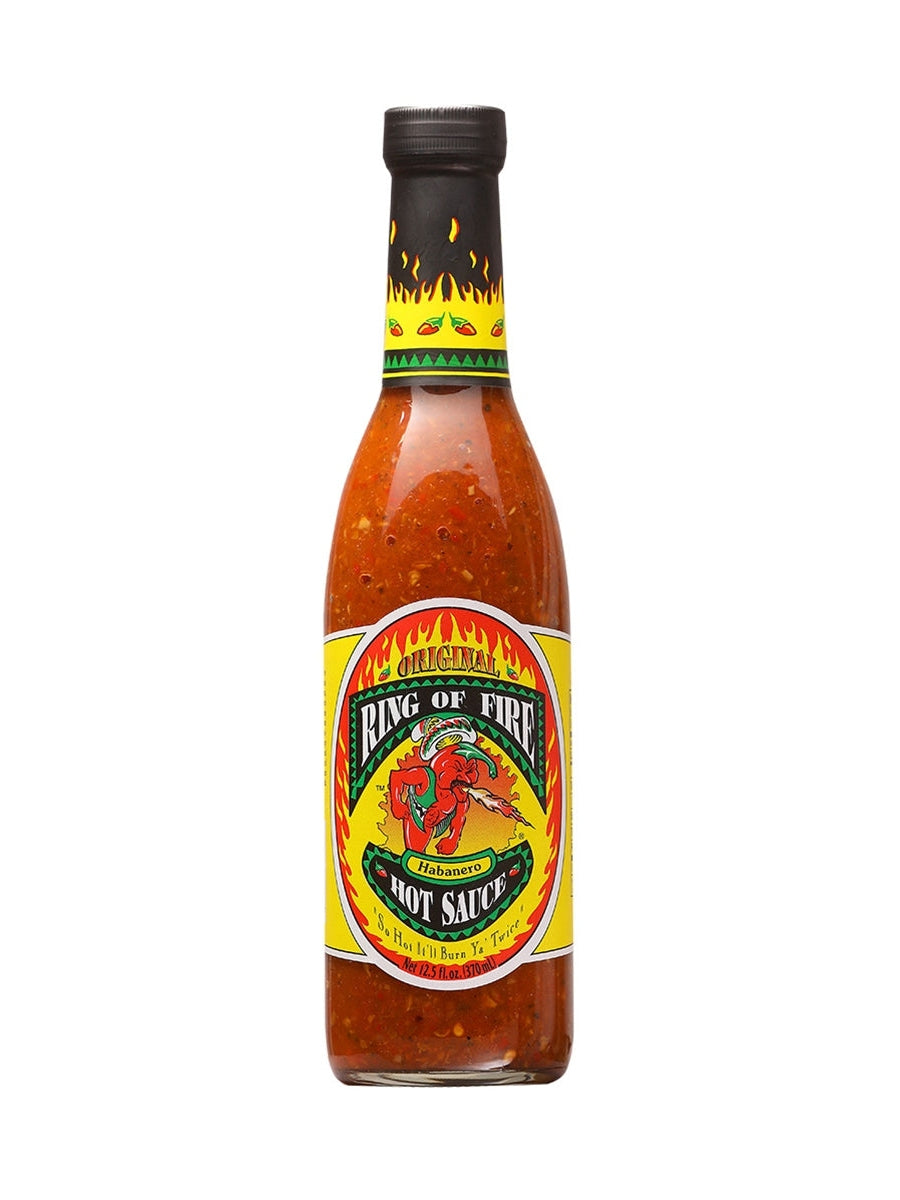Hot Sauce Ring of Fire Original Habanero 12.5 oz BIG bottle Heat $13.98