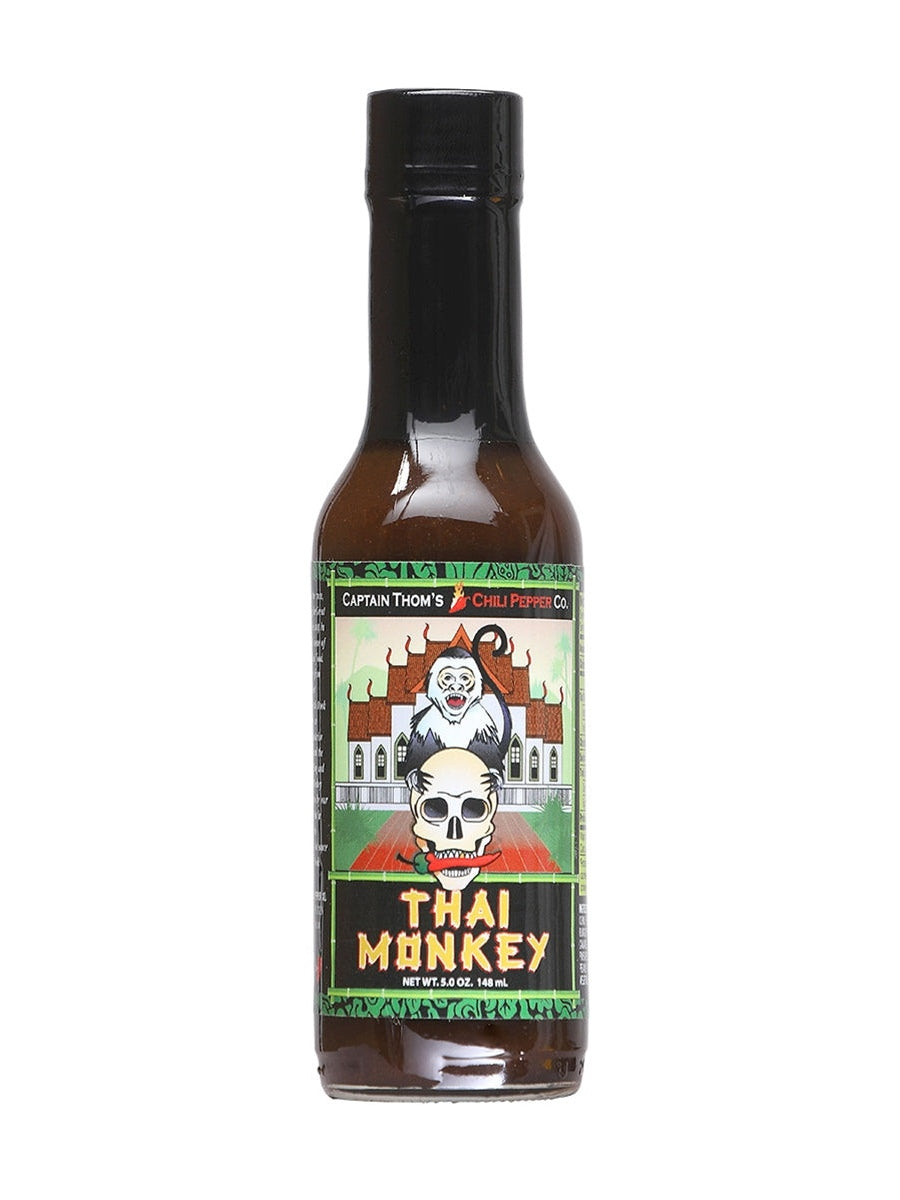 Hot Sauce Thai Monkey Captain Thoms 5 oz Heat 6 $7.98