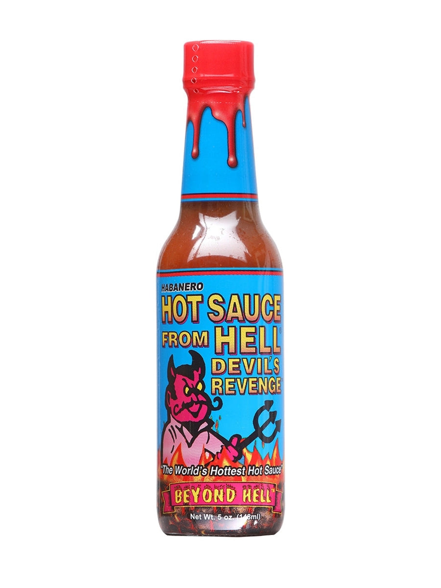 Hot Sauce From Hell Devils Revenge Beyond Hell Blue Label 5 oz Heat 10+++extract Arizona