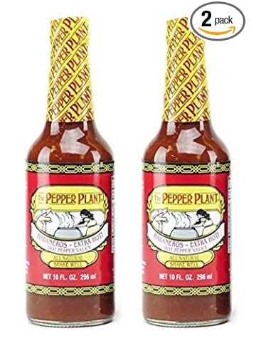 2 Pack of The Pepper Plant Habanero Hot sauce 10 oz bottle total of 20 oz Made in Gilroy CA 95020