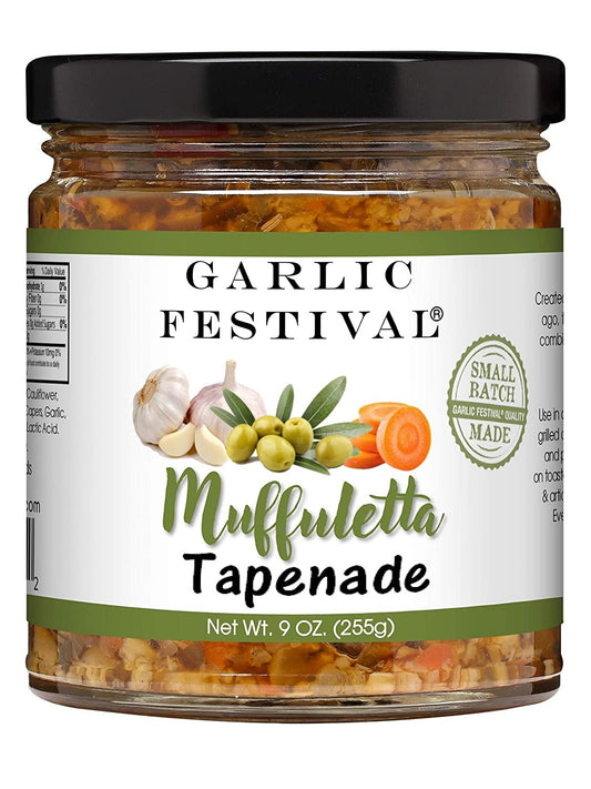 Olive Muffuletta Tapenade Spread Garlic Festival 9 oz $11.48