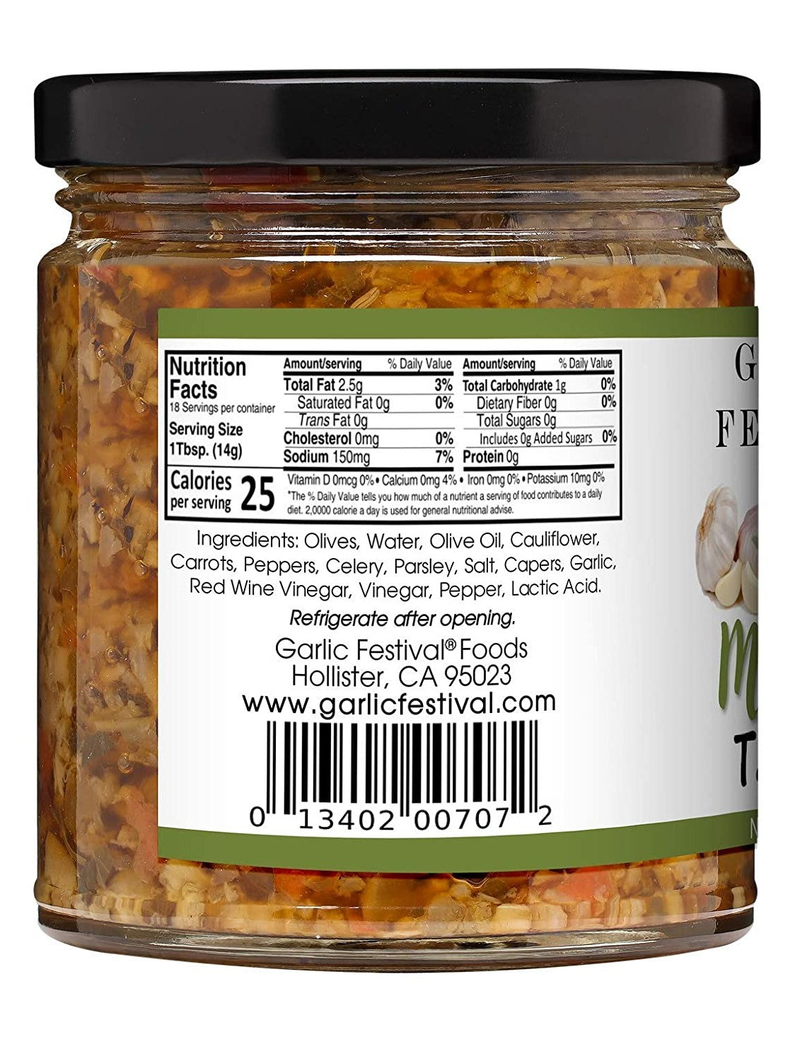 Olive Muffuletta Tapenade Spread Garlic Festival 9 oz $11.48