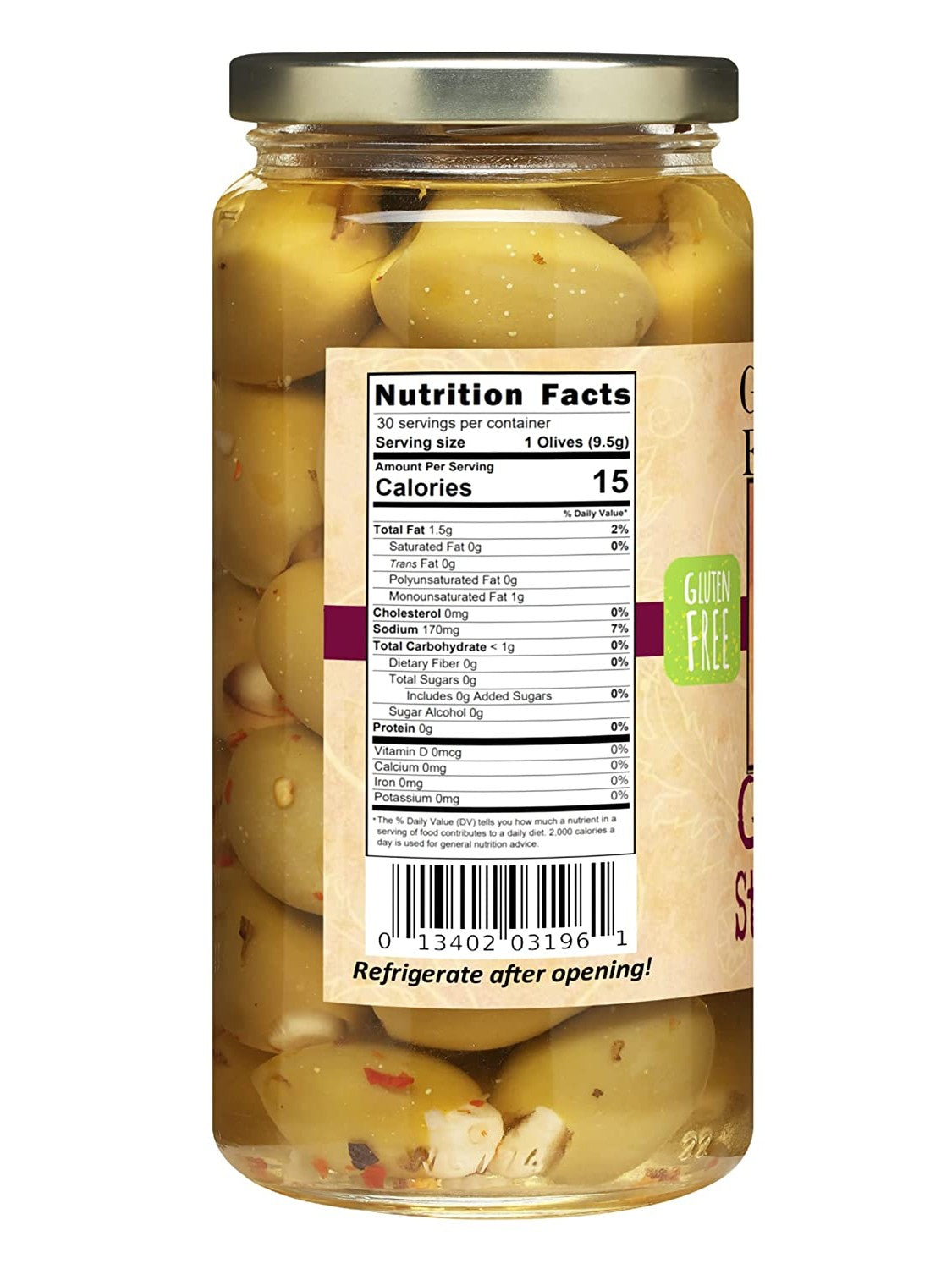 Olives Garlic Stuffed Garlic Festival 9.5 oz $12.98