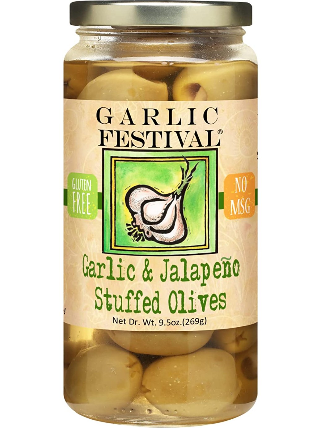 Olives Garlic & Jalapeno Garlic Festival 9.5 oz $10.98