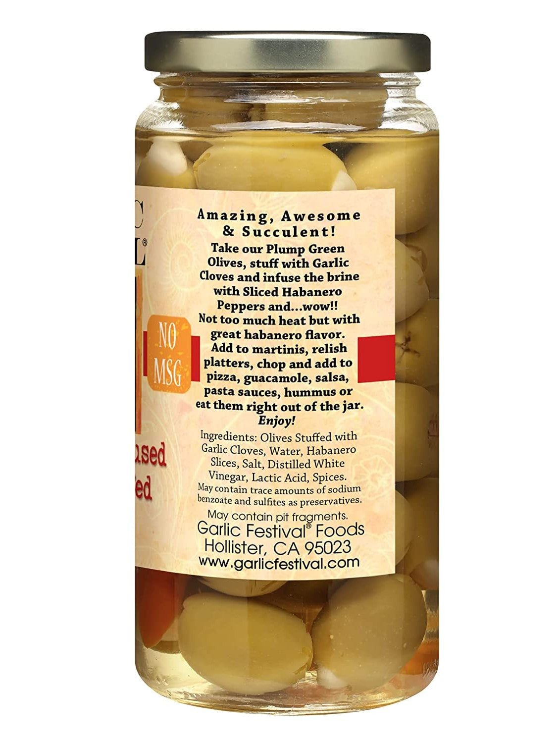 Olives Habanero Infused Garlic Stuffed 9.5oz $11.98