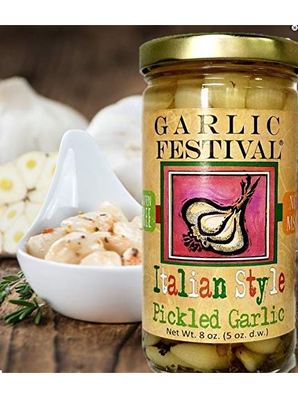Pickled Garlic Italian Style Garlic Festival Foods 8 oz $9.98