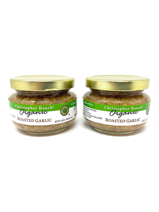 Roasted Garlic Organic Christopher Ranch Set of 2 -4.25 oz $8.98