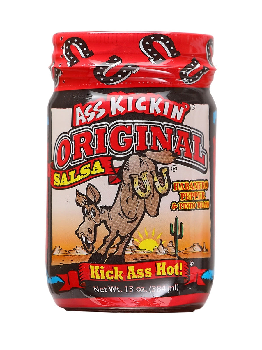 Salsa Ass Kickin Original Habanero & Pinto Beans 13 oz $7.98