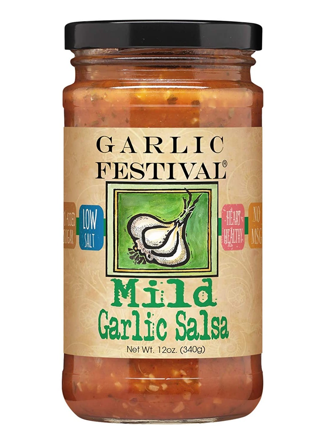 Salsa Mild Garlic Garlic Festival Foods 12 oz $8.98