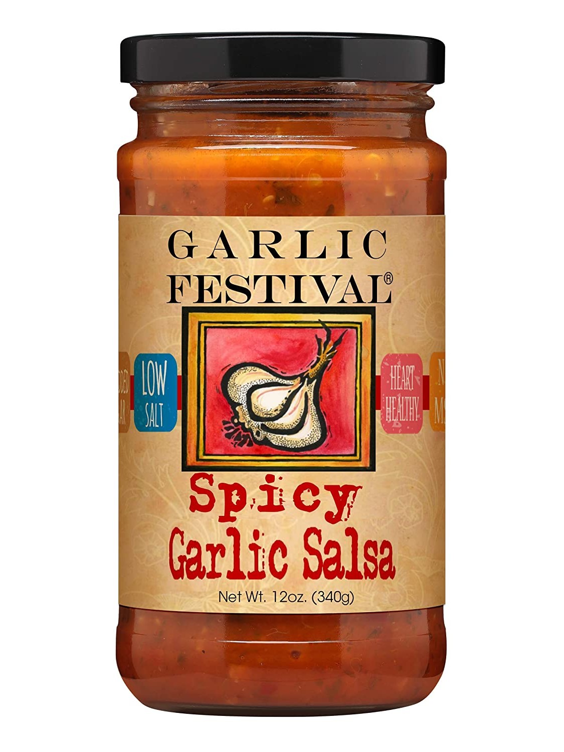 Salsa Spicy Garlic Garlic Festival Foods 12 oz $8.98